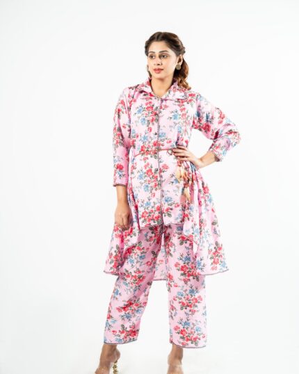 Ledies Two Piece Set White