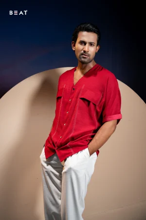 Men’s Half Shirt_Red