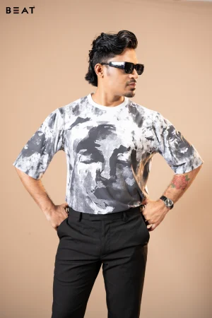 Men's t Shirt_White-Black