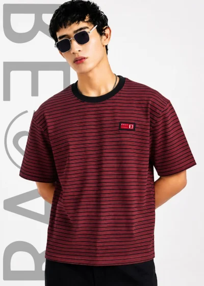 Premium Striped Men's T shirt