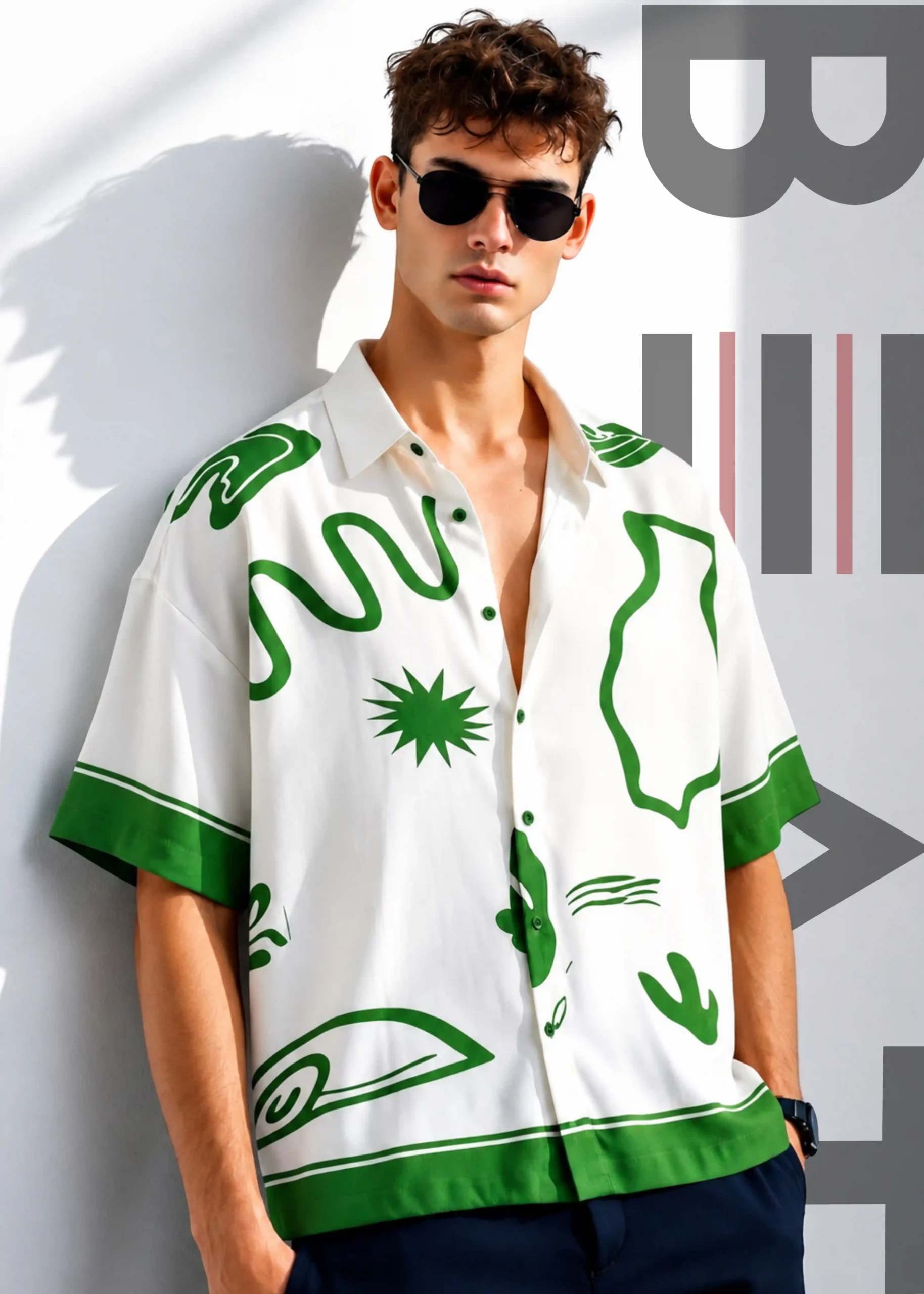 17_result10.50 MiB Mens Printed Half Boxy Shirt - Image 1