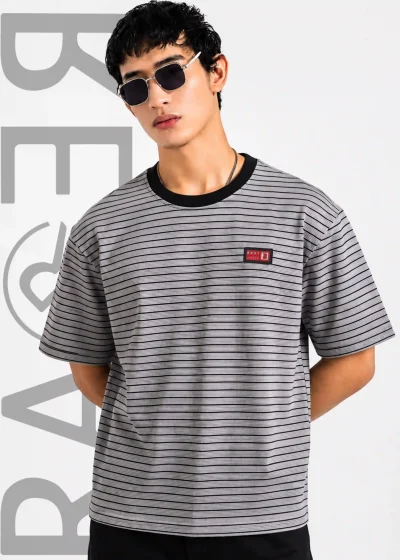Premium Striped Men's T shirt