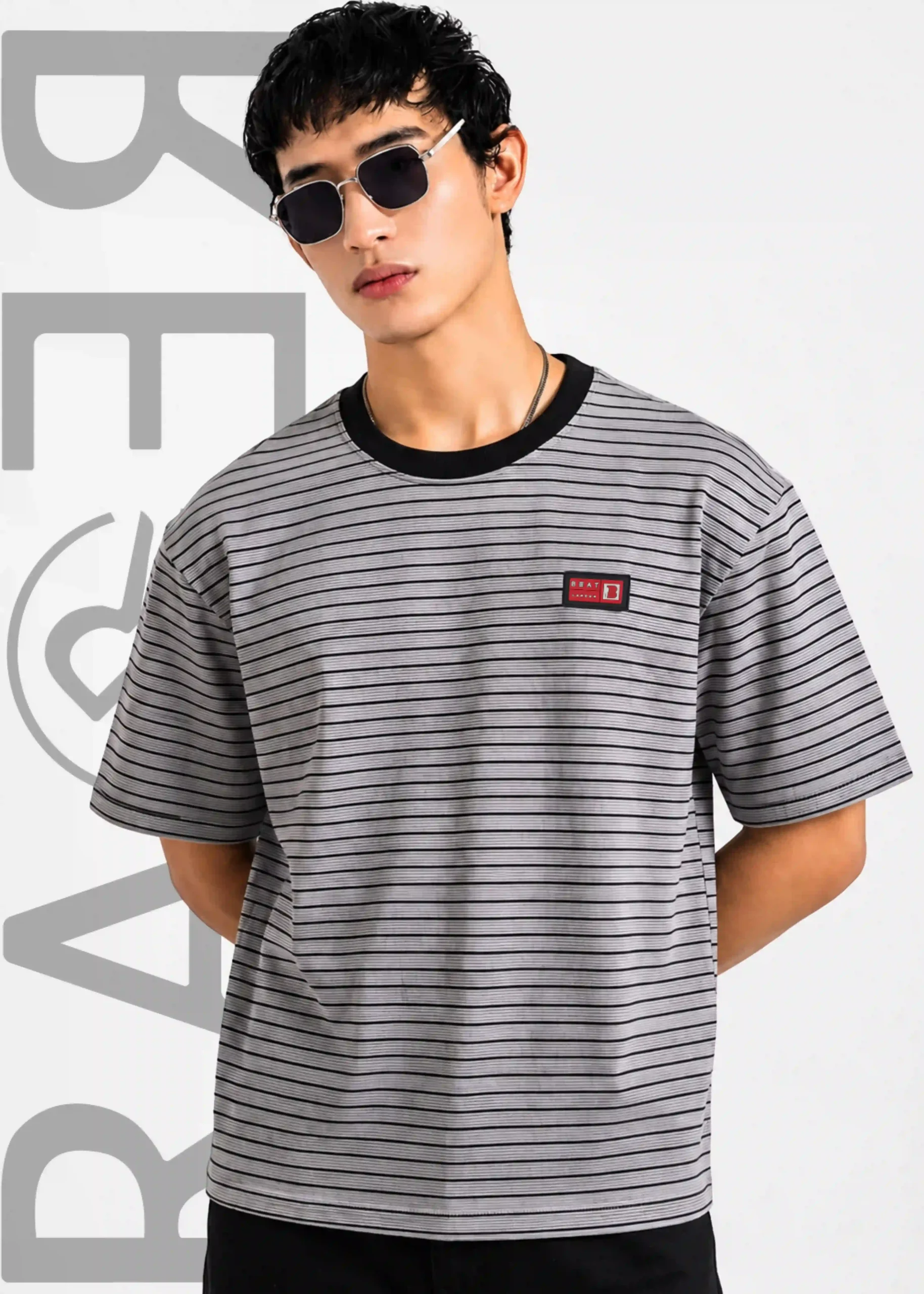 1_result6.26 MiB Premium Striped Men's T shirt - Image 1