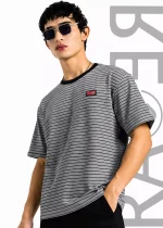 Premium Striped Men's T shirt - Image 2