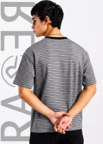 Premium Striped Men's T shirt - Image 3