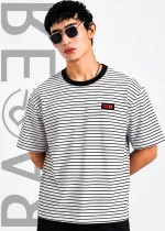 Premium Striped Men's T shirt