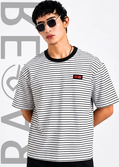 Premium Striped Men's T shirt