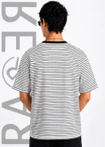 Premium Striped Men's T shirt - Image 3