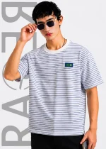 Premium Striped Men's T shirt - Image 3