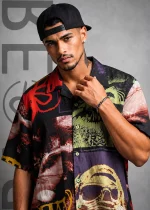 Mens Printed Half Shirt