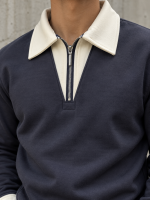 Premium Full Sleeve Zipper Polo - Image 3