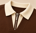 Premium Full Sleeve Zipper Polo - Image 2